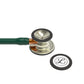 Littmann Cardiology IV Diagnostic Stethoscope: Polished Champagne & Hunter Green - Orange Stem 6206 3M Littmann