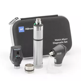 Welch Allyn 3.5V Diagnostic Set with Coaxial LED Ophthalmoscope, MacroView Basic LED Otoscope Welch Allyn
