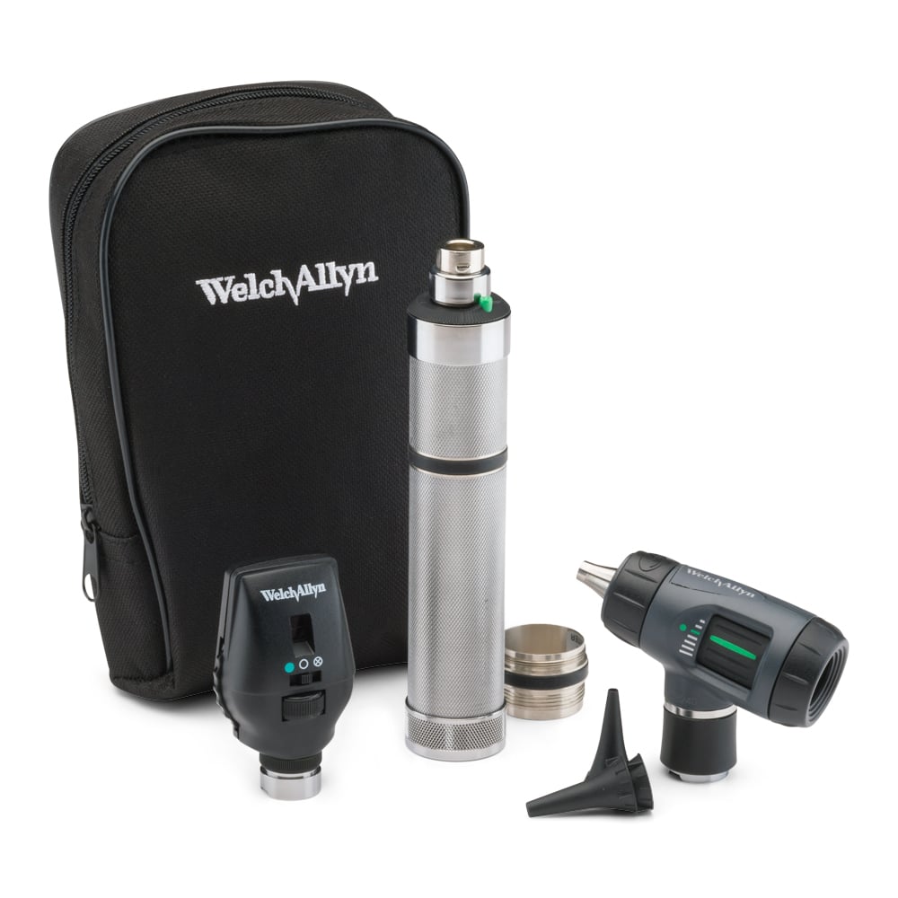 Welch Allyn 3.5 V Rechargeable SureColor LED Diagnostic Set including Coaxial Ophthalmoscope Welch Allyn