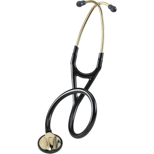 Littmann Master Cardiology Stethoscope: Black & Brass 2175 - Student Deal 3M Littmann