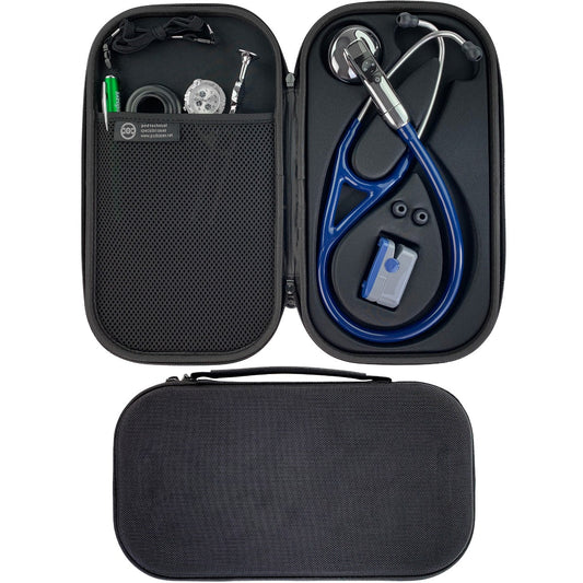Pod Technical Cardiopod II Stethoscope Case for all Littmann Stethoscopes - All Black Pod Technical