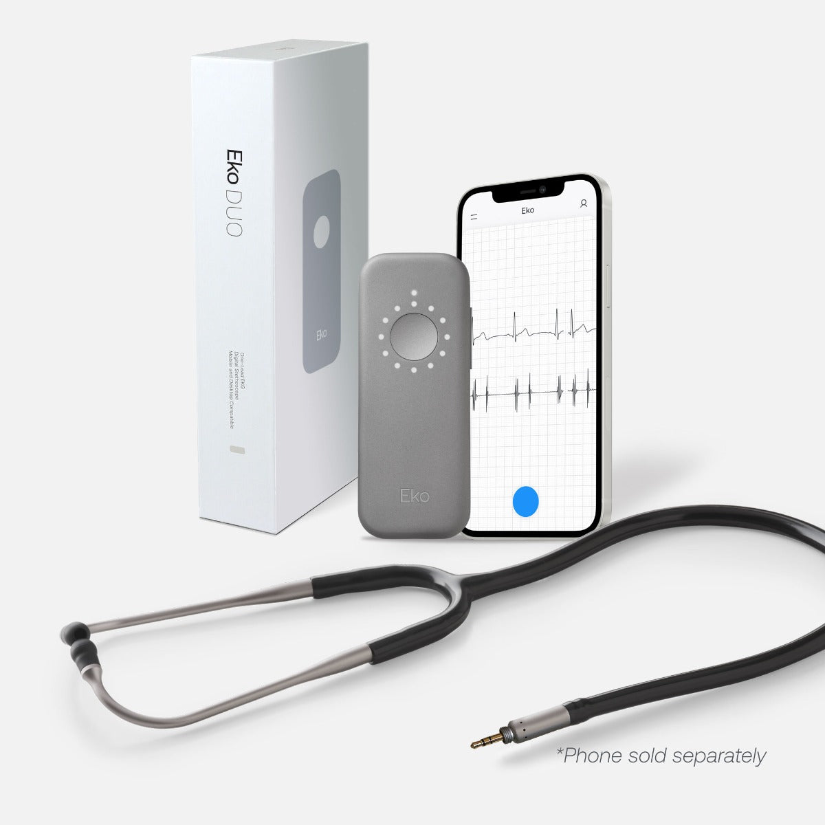 Eko DUO Portable ECG + Digital Stethoscope - 2 in 1 Cardiac Assessment Tool Eko Health