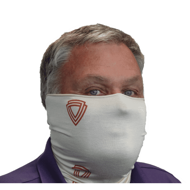 Virustatic Shield Antiviral Face Covering Snood - Reusable and Washable Virustatic Shield