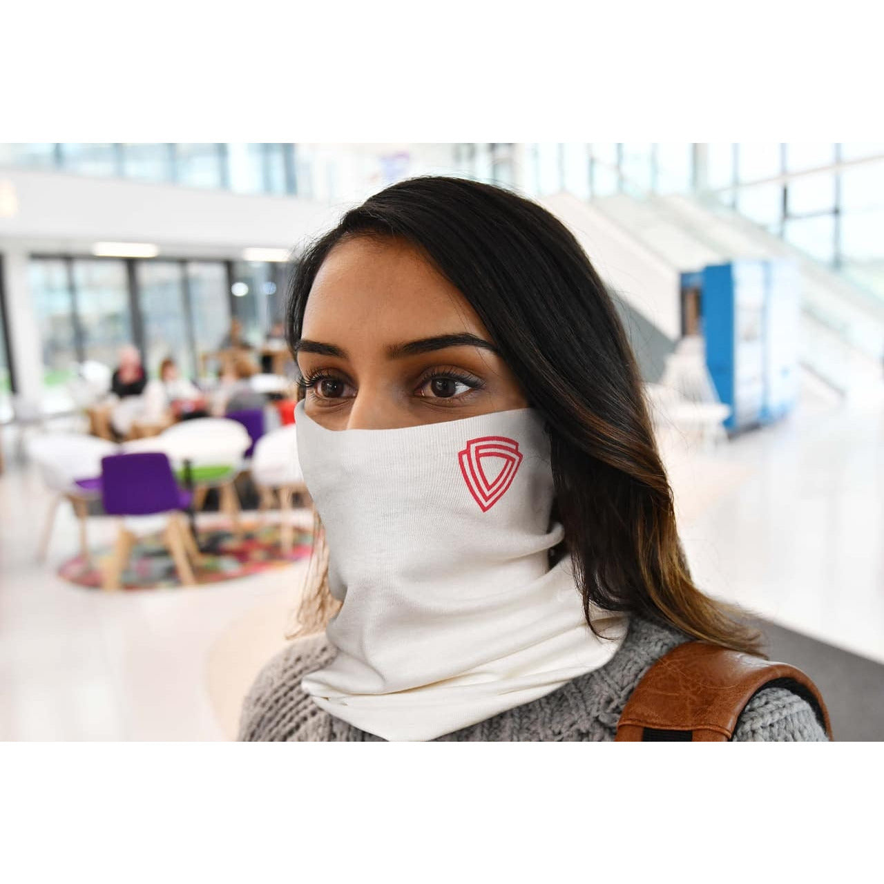 Virustatic Shield Antiviral Face Covering Snood - Reusable and Washable Virustatic Shield